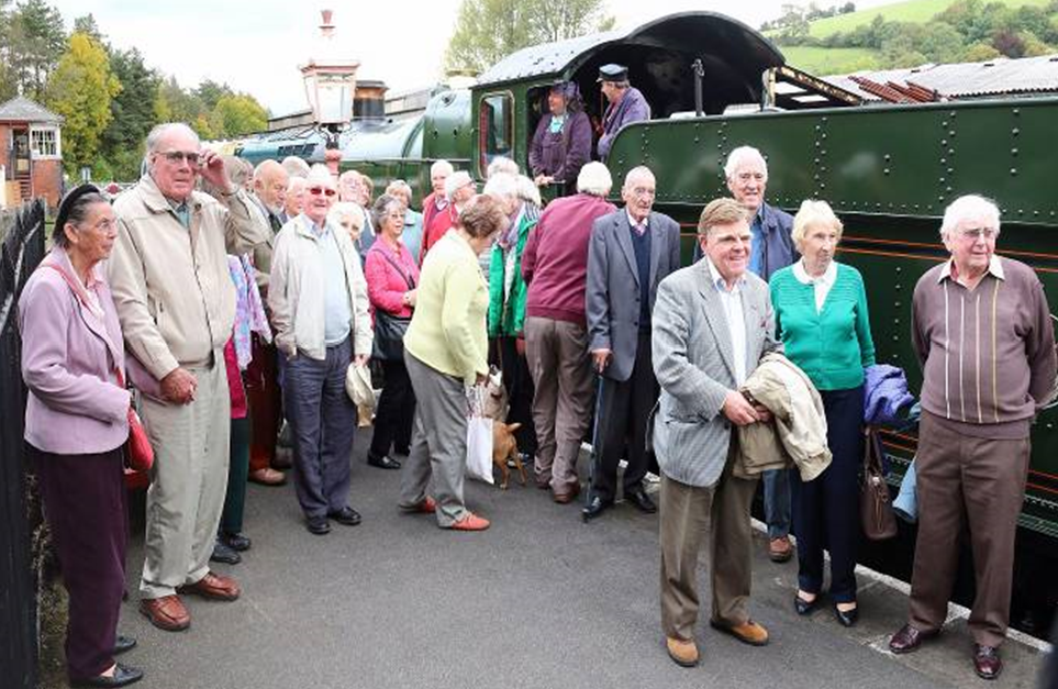Budleigh Salterton Probus Club visit the South Devon Railway